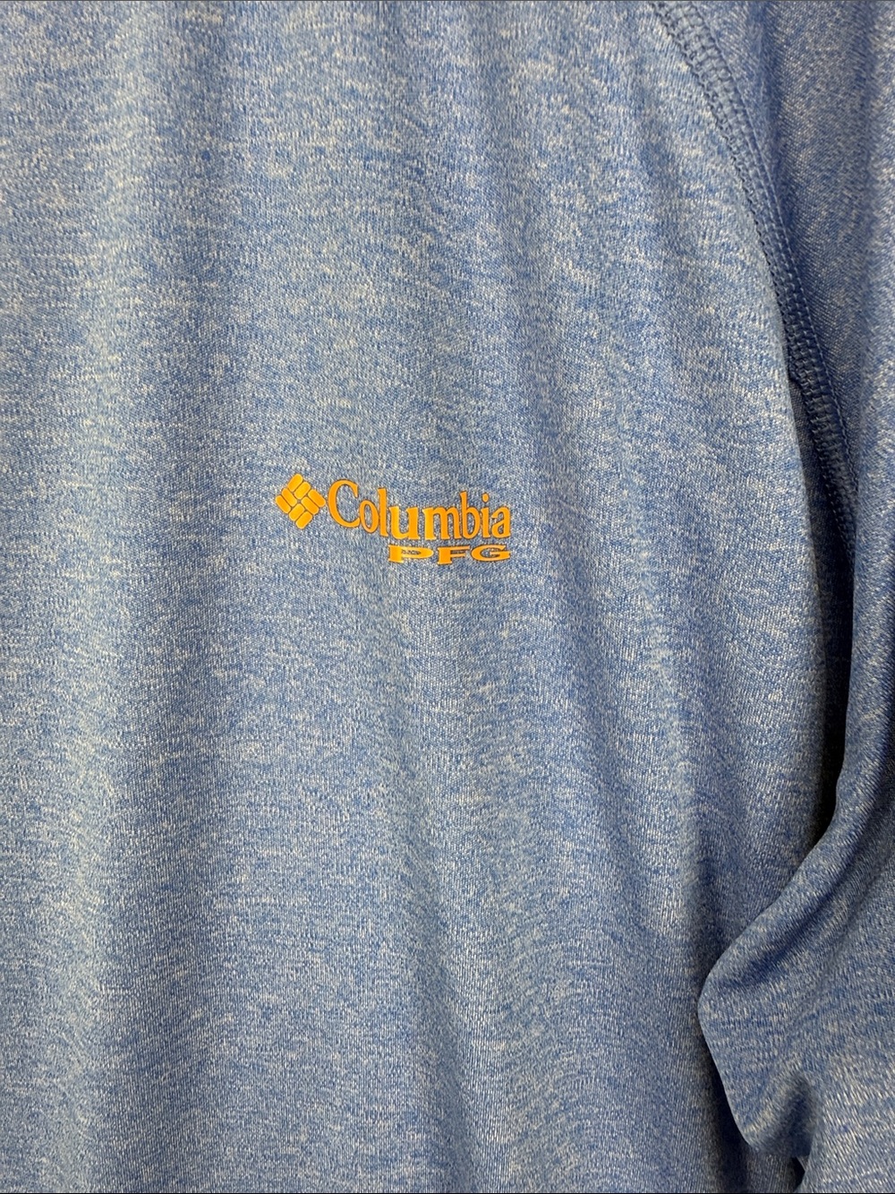 Columbia Terminal Tackle PFG Long Sleeve Fishing Shirt Orange Logo XXL 2TG - Picture 5 of 11
